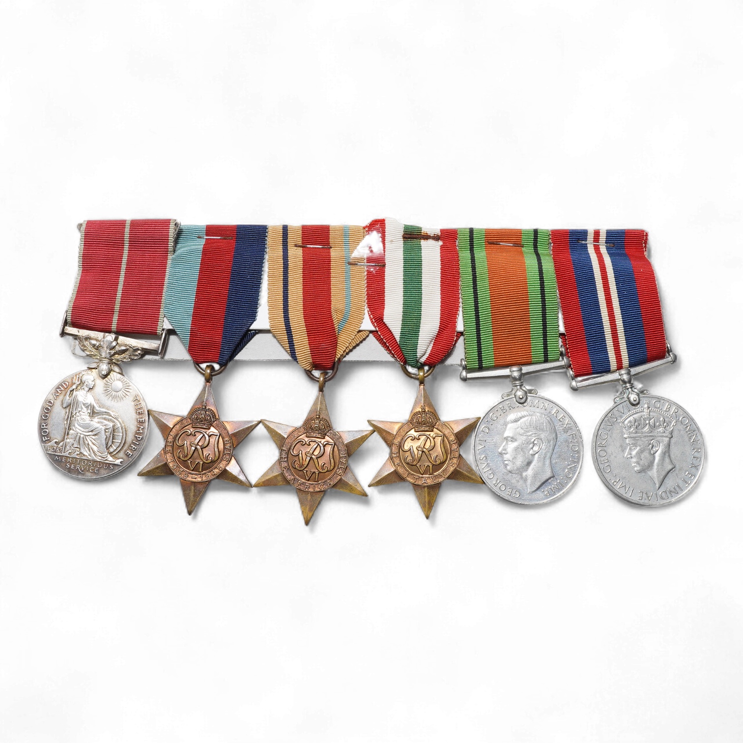 A WWII BEM medal group awarded to 525439 Sgt. John Hume R.A.F., comprising of six medals (BEM engraved)